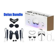 Oculus Quest 2 - Newest 128GB VR Headset - Advanced All-in-One Virtual Reality Gaming Headset with GalliumPi Delux Bundle