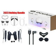 Oculus Quest 2 - Newest 128GB VR Headset - Advanced All-in-One Virtual Reality Gaming Headset with GalliumPi Ulitmate Holiday Bundle