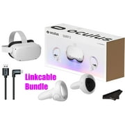 Oculus Quest 2 - Newest 256GB VR Headset - Advanced All-in-One Virtual Reality Gaming Headset with GalliumPi LinkCable Bundle