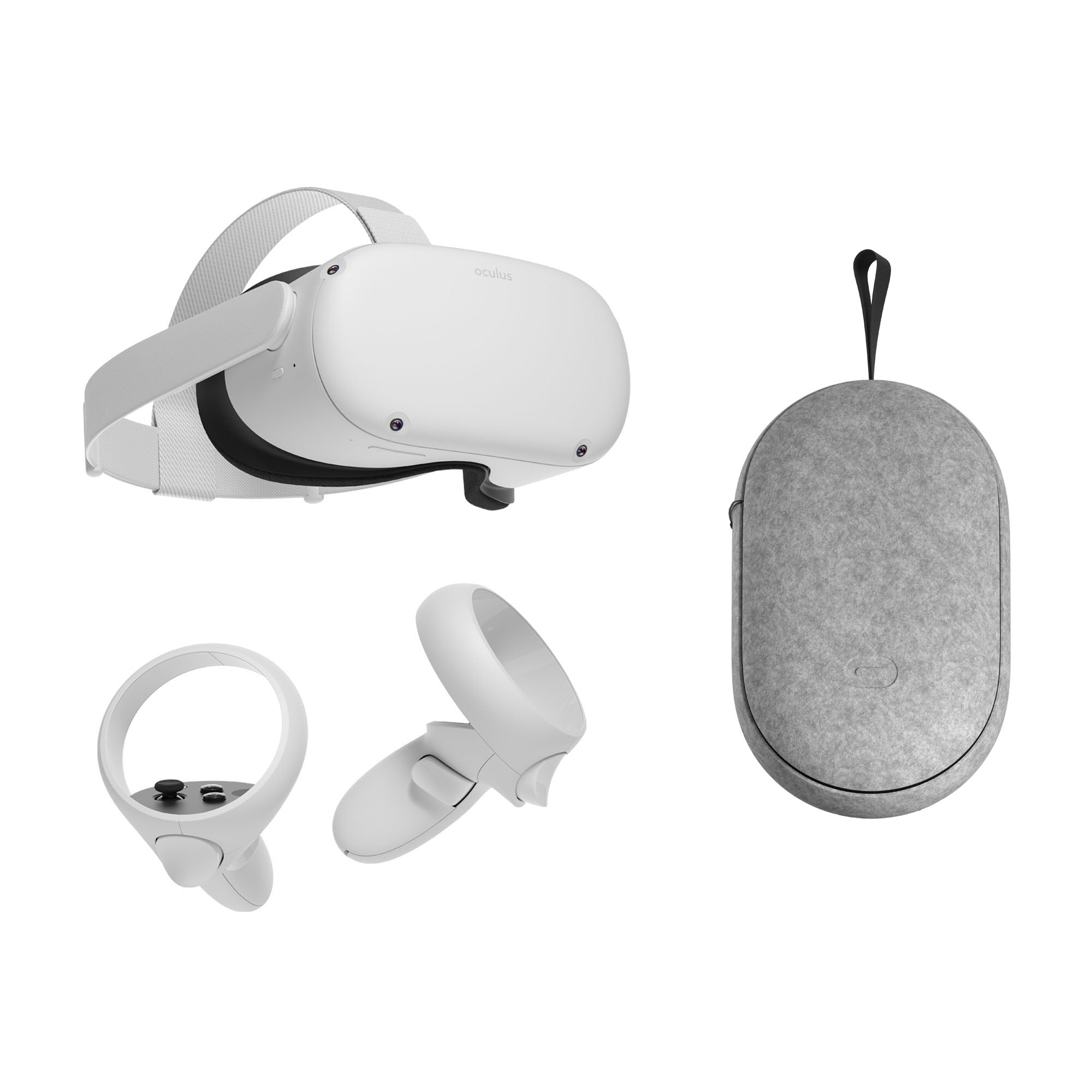 Oculus Newest Quest 2 VR Headset 128GB Holiday Set - Advanced All-in-One  Virtual Reality Headset Cover Set, White