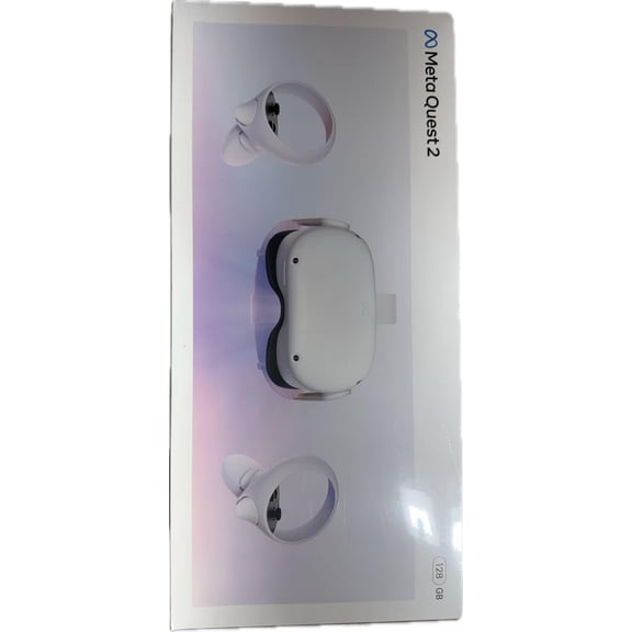 Oculus Quest 2 VR Headset 128GB Holiday Set - Advanced All-in-One Virtual Reality Headset Cover Set, White