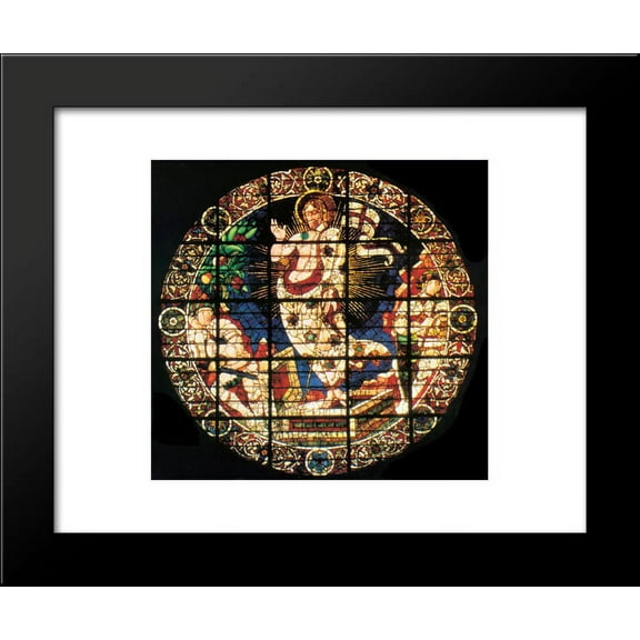 Oculus depicting The Resurrection 20x24 Framed Art Print by Paolo Uccello