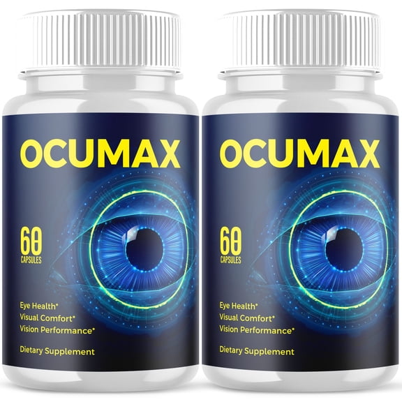 Ocumax Vision Care Pills Advanced Formula Eye Health Supplement Ocu Max 120 Capsules