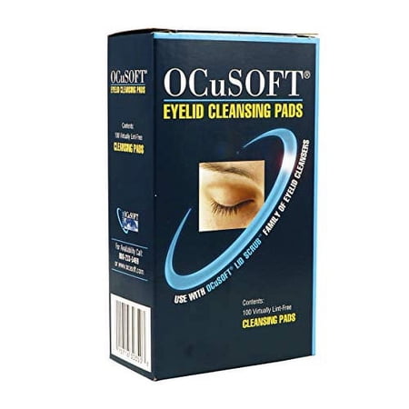 Ocusoft Eye Lid Virtually Line Free Cleansing Pads, 100 Ea, 2 Pack