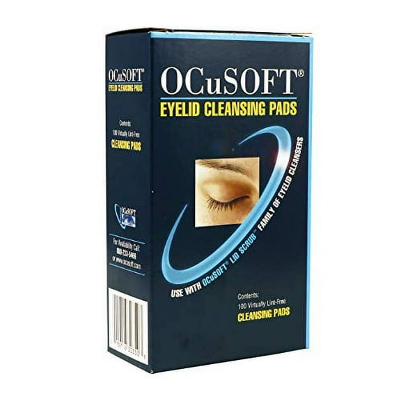 Ocusoft Eye Lid Virtually Line Free Cleansing Pads, 100 Ea, 2 Pack