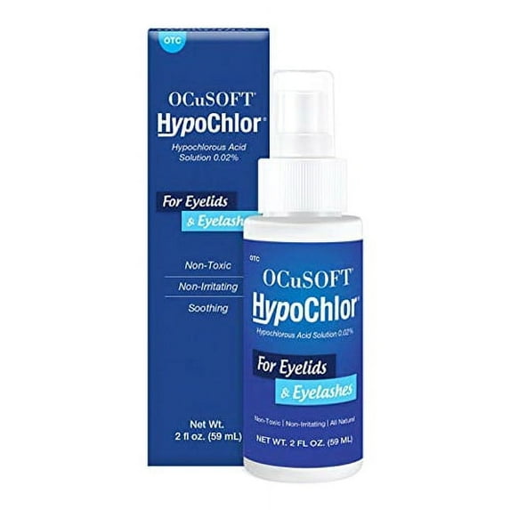Ocusoft Hypochlor Solution For Eyelids and Eyelashes, 2 Oz, 6 Pack