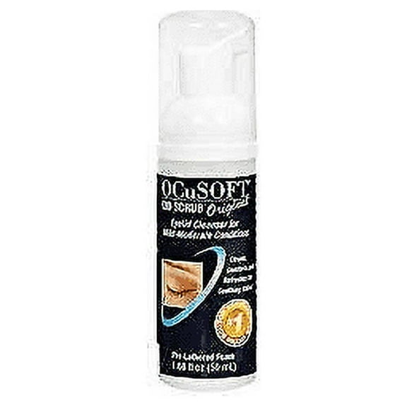 Ocusoft Lid Scrub Original Foaming Cleanser All Skin Type 1.66 oz, 2-Pack
