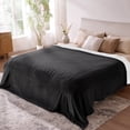 thumbnail image 1 of Electric Blanket 90" x 100" King Size Heated Blanket with Dual Control, Double-Sided Flannel Heating Blanket,10 Hour Auto-off, 9 Heat Settings, Machine Washable, Black, 1 of 9