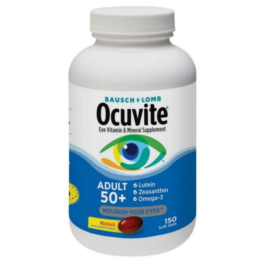 Ocuvite 150 SoftGels, Daily Essentials for Healthy Eyes in 50+ Years