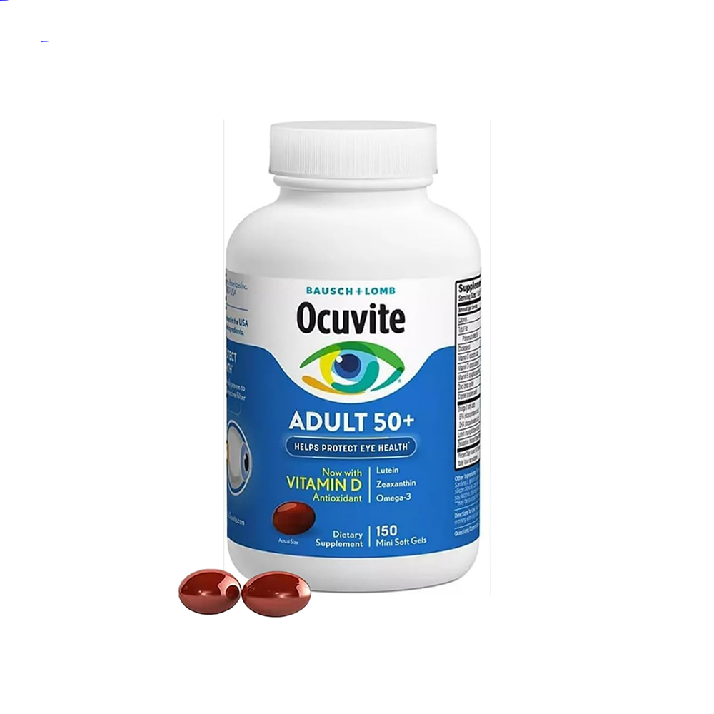 Ocuvite Eye Supplement, 150 Softgels Enriched with Lutein Zeaxanthin to