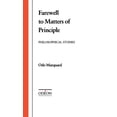thumbnail image 1 of Odéon Farewell to Matters of Principle: Philosophical Studies, (Hardcover), 1 of 1