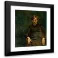 thumbnail image 1 of Oda Krohg 15x18 Black Modern Framed Museum Art Print Titled - Portrait of the Swedish Painter Ivar Arosenius (1906), 1 of 5
