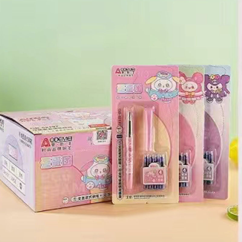 Oda Mae Student Pen Pose Writing Calligraphy Practice Pupils Ink Sac