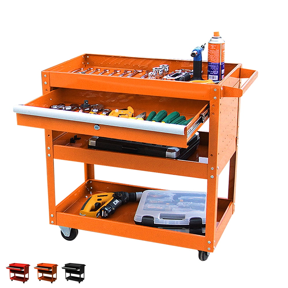Tool cart rolling outlet