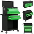 thumbnail image 1 of Odaof, 54 lb, 24.4" 8-Drawer Detachable Toolbox with LockGreen and Black, 1 of 7
