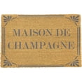 thumbnail image 1 of Odash COUNTRY-GREYCHAMPAGNE Country Home Maison De Champagne Extra Large Rectangle Doormat, 36 x 24 in., 1 of 1