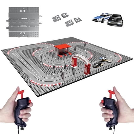 Micro Slot Racing Movie Chase Track with Ramps & Lap Counter