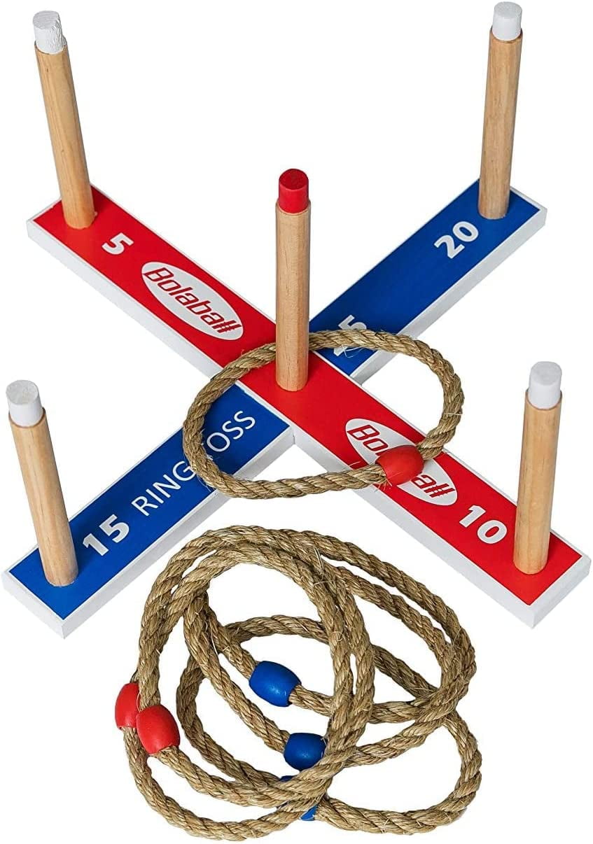 GSE Games & Sports Expert Throwing Rubber Horseshoes Game Set with Post and  Plastic Stakes. Great for Kids & Adults Indoor/Outdoor Game, Otdoor Lawn,  Backyard Play 