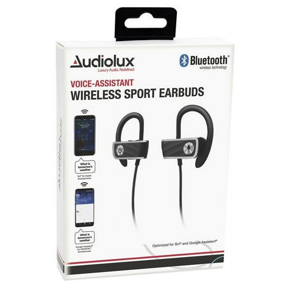 Odash VA-WSE-6-1156 Voice Assistant Wireless Sports Earbuds, Black