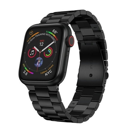 Worryfree Gadgets Classic Metal Wristband for Apple Watch Black 42/44/45/49mm (WX150-BLK45)