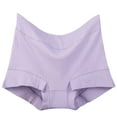thumbnail image 1 of Odbmxy Cotton Women's Underwear High Waisted Panties for Women Plus Size Comfy Ice Silk Solid Color Stretch Panties,Purple 2XL, 1 of 4
