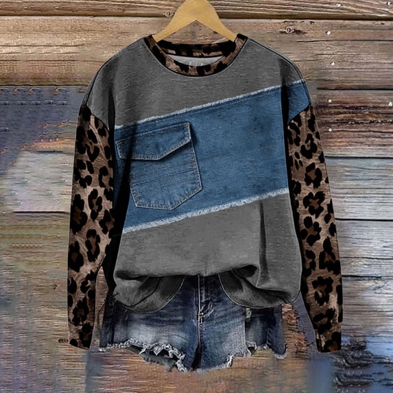 Odbmxy Crew Neck Ladies Sweatshirts Long Sleeve Fall Tops Women Streetwear Graphic Casual Pullover Loose Vintage Sweatshirt