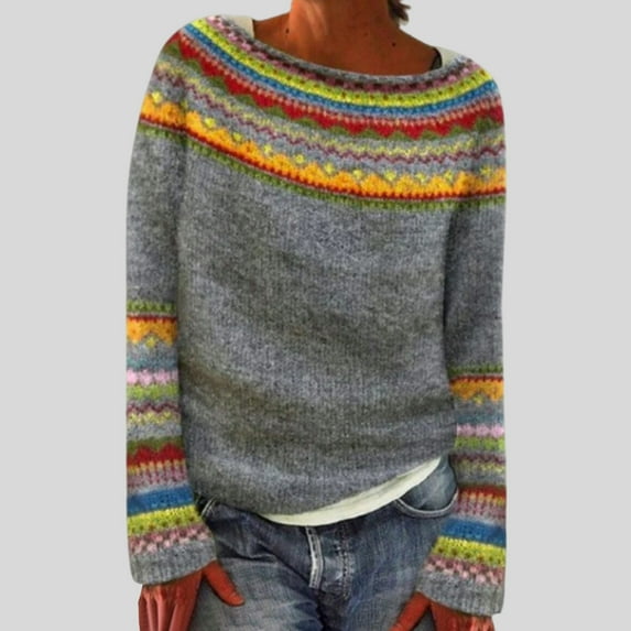 Odbmxy Long Sleeve Sweaters for Women Plus Size Fall Sweaters Women Plus Relaxed Fit Striped Knit Comfy Yellow Sweaters