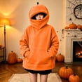 thumbnail image 1 of Odbmxy Long Sleeve Womens Hoodies Halloween Fall Cute Solid Casual Holiday Ladies Sweatshirts Loose, 1 of 8