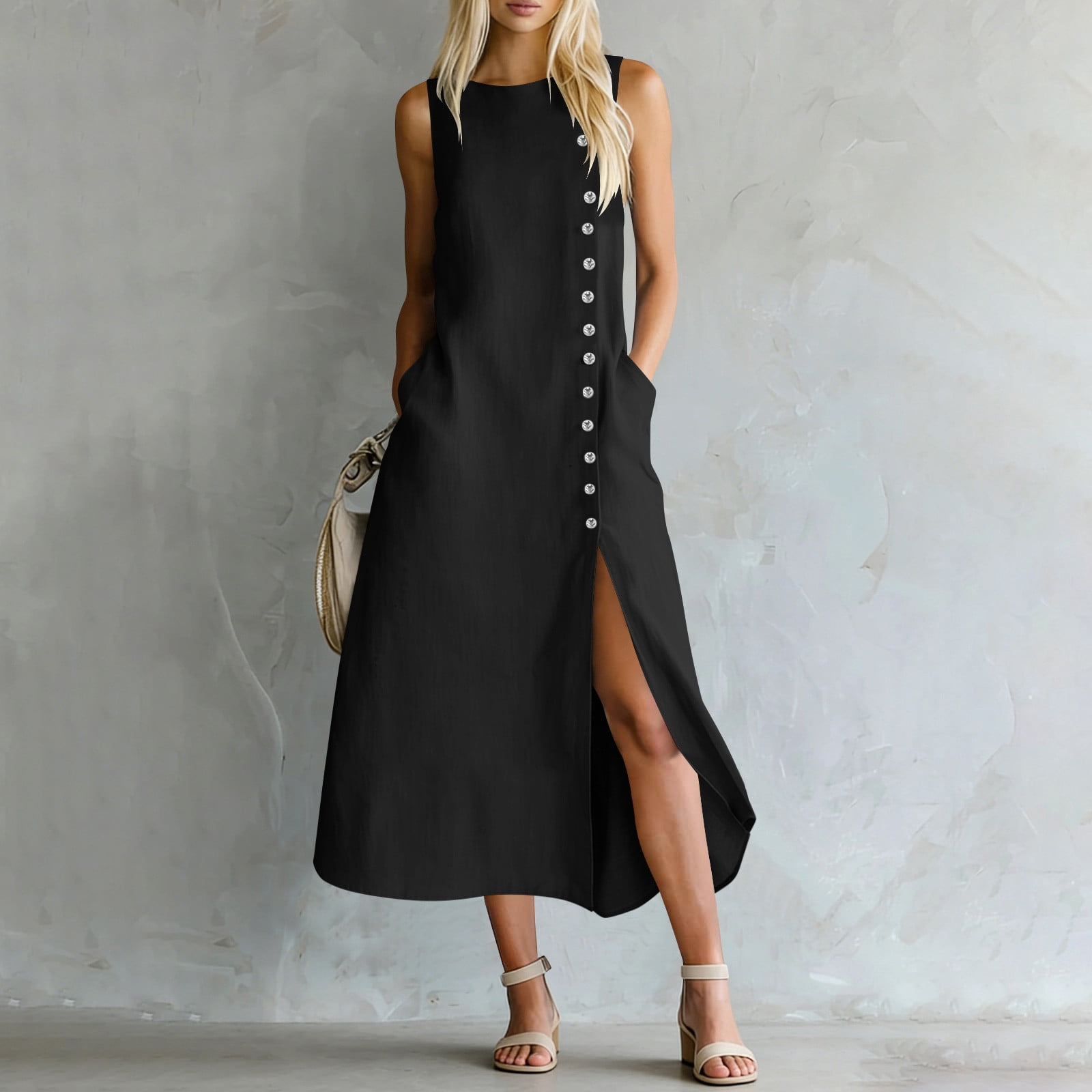 victoria beckham cream dress Isabella Gown In Ivory – Flare sleeve cotton White septflash3 Color:Rose* Minimalist and elegant