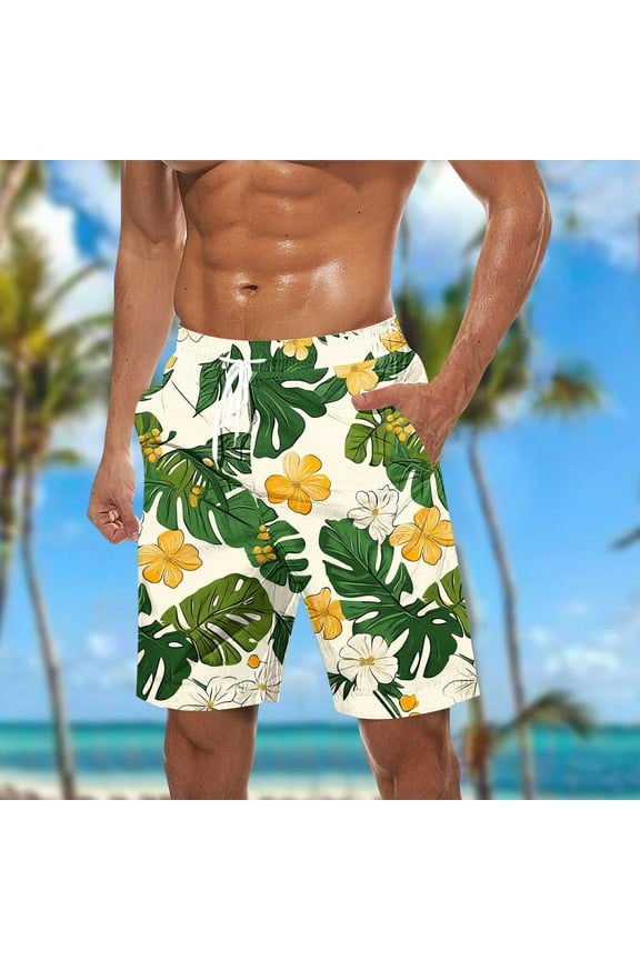 Summer Mens Shorts Athletic Mens Shorts Plus Size Pockets Casual Graphic Soft Modern Fit Shorts,Green M