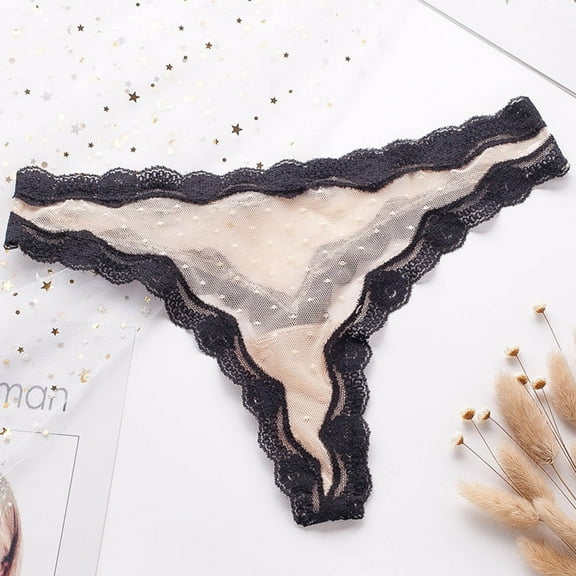 Odbmxy Women Plus Size Panties High Cut Briefs Womens Plus Underwear Thong Pink Mesh Single Seamless Panties