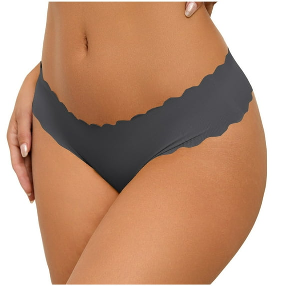 Odbmxy Womens Panties Plus Size High Cut Hipster G Strings for Women Sports Green Thong Stretch Solid Underwear