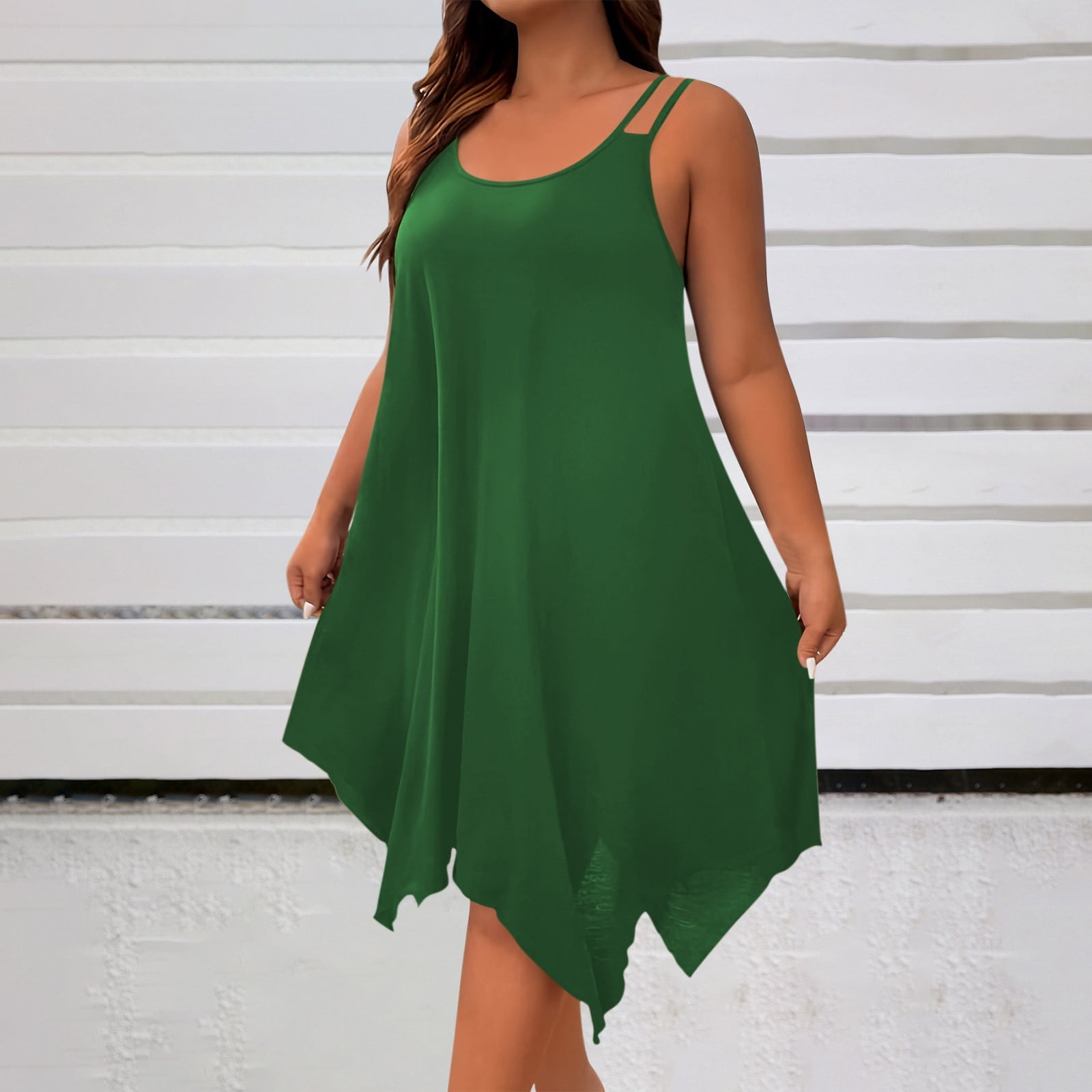 modern plus size dresses Plus-Size Mermaid Wedding Dress with Beaded Straps