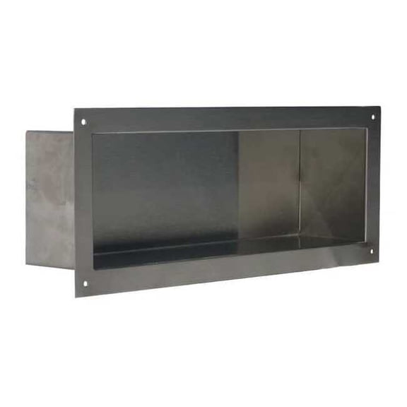 Odd Ball Industries Security Shelf,SS,18 in Overall W,Satin SP-4