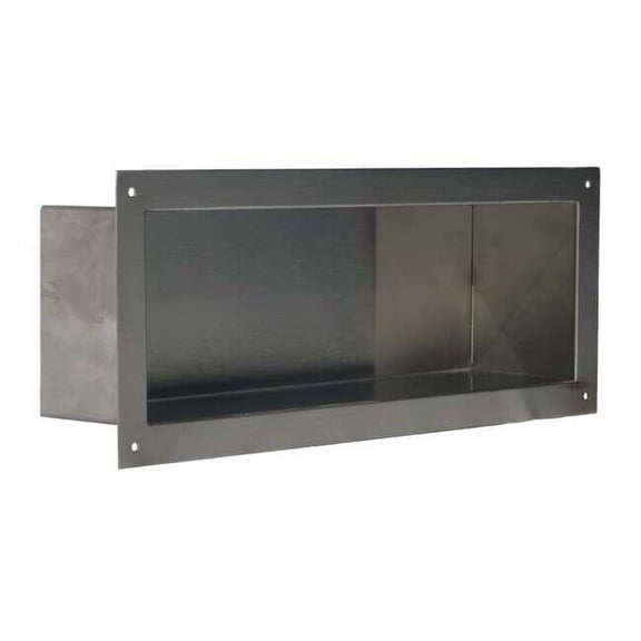 Odd Ball Industries Security Shelf,SS,18 in Overall W,Satin SP-4