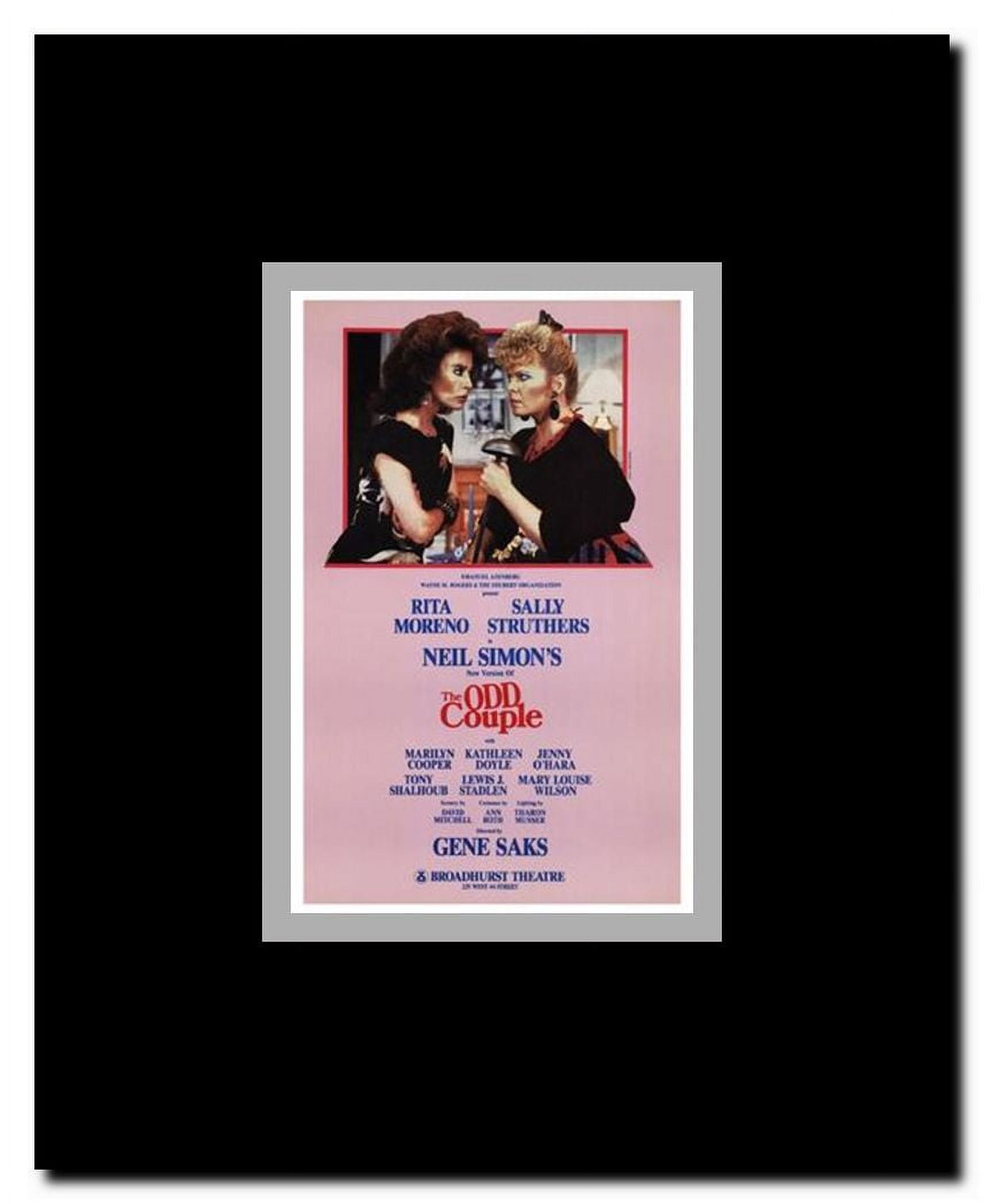Odd Couple the (Broadway Play) Framed Movie Poster
