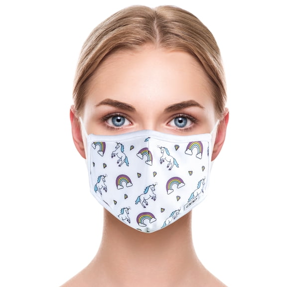 Odd Face Mask Cloth Face Shield Washable, Unicorns, Adult Men's & Women's