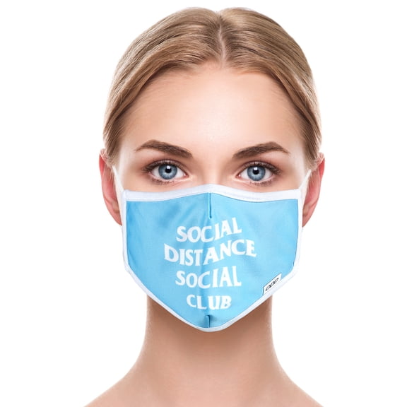 Odd Masks, Graphic, Social Distance Club, Designer Face Mask, Reusable Breathable Fashion