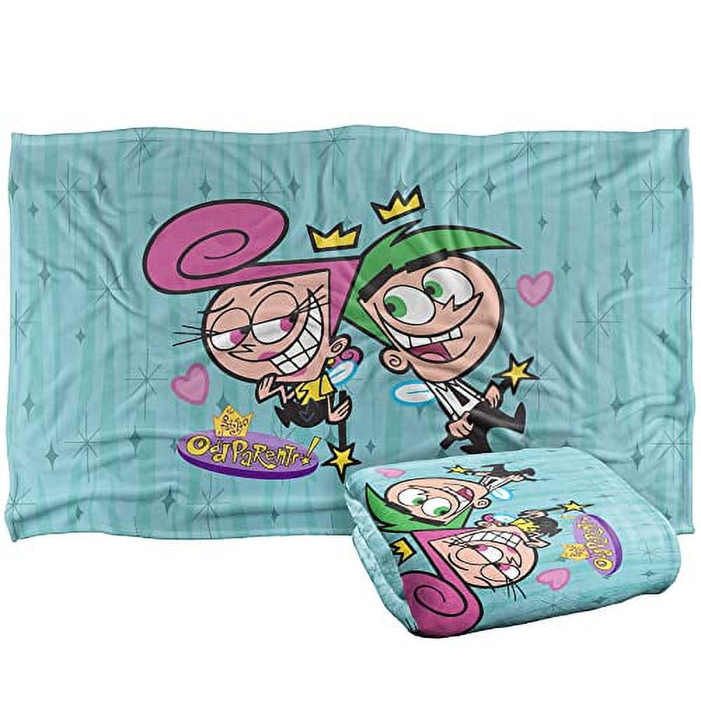 Odd Parents Blanket, 36"X58" And Cosmo In Silky Touch Super Soft Throw