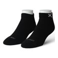 thumbnail image 1 of Odd Sox Basix Ankle Socks – Large Unisex – Black | 3 Pack Value Bundle, Lightweight Cotton-Poly, 1 of 5