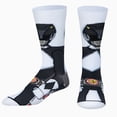 thumbnail image 1 of ODD SOX – Black Ranger 360 – Novelty Crew Socks – Size Large – Men's 8–12 / Women's 9.5–13.5 – Tv, 1 of 6