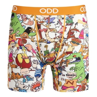 Odd Sox, Kraft Mac & Cheese, Men's Boxer Briefs, Funny Novelty Underwear,  Medium