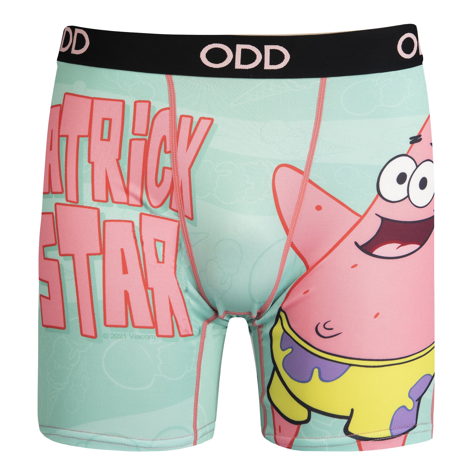 Odd Sox, Funny Men's Boxer Briefs Underwear, Nickelodeon SpongeBob, Patrick