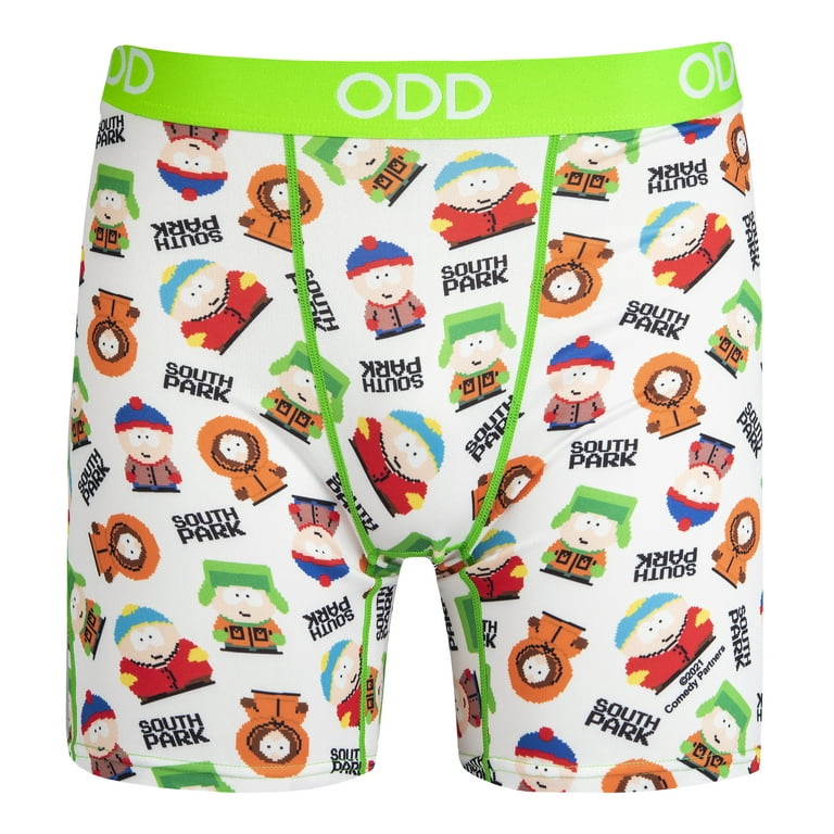 Odd Sox, Funny Men's Boxer Briefs Underwear, South Park 8 Bit Novelty Print