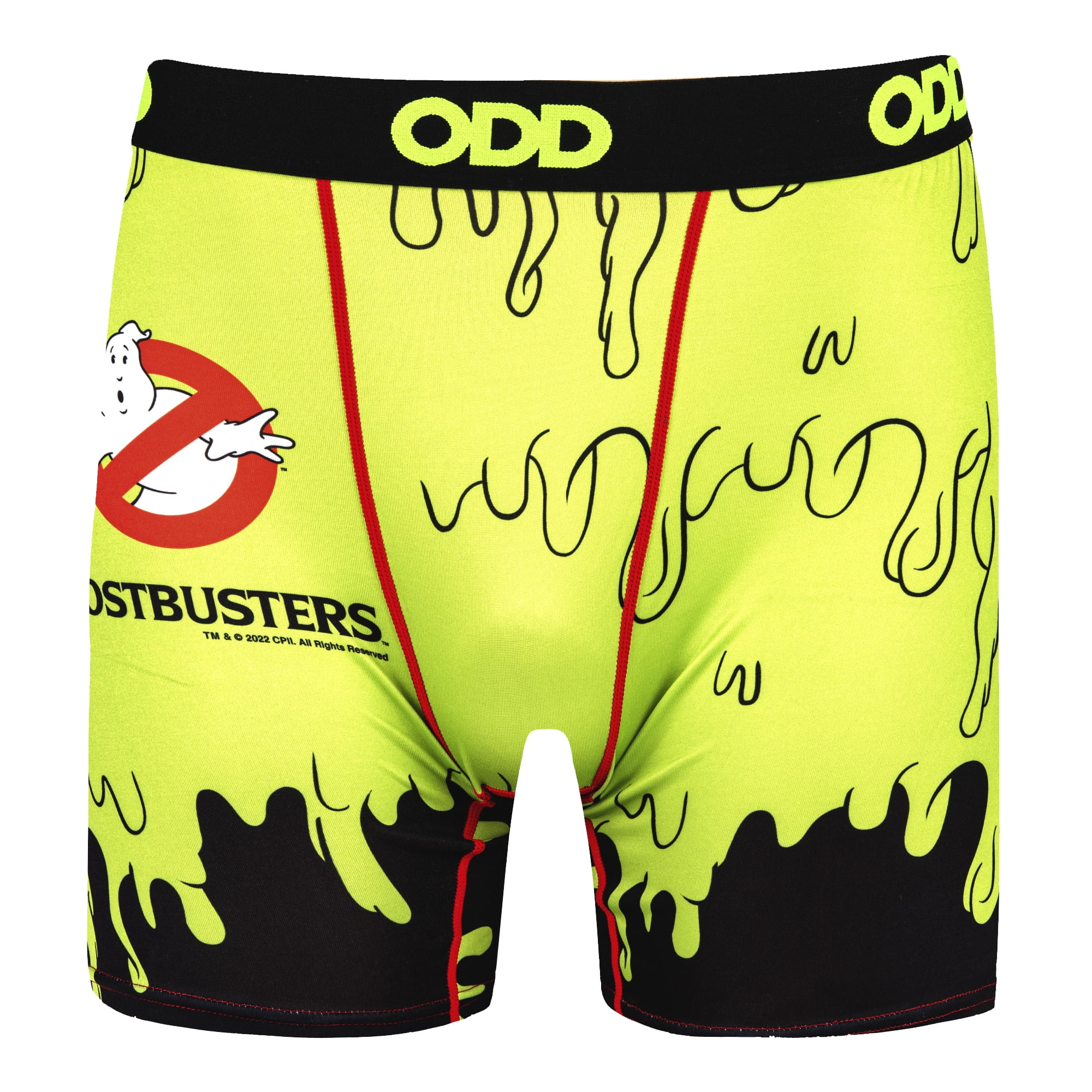 Odd Sox, Ghostbusters Slime, Fun Men's Boxer Brief Underwear