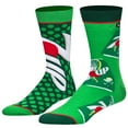 thumbnail image 1 of ODD SOX – 7UP Soda Novelty Crew Socks – Large Size – Retro Lemon Lime Soda Pop Design – Funny Drink, 1 of 6