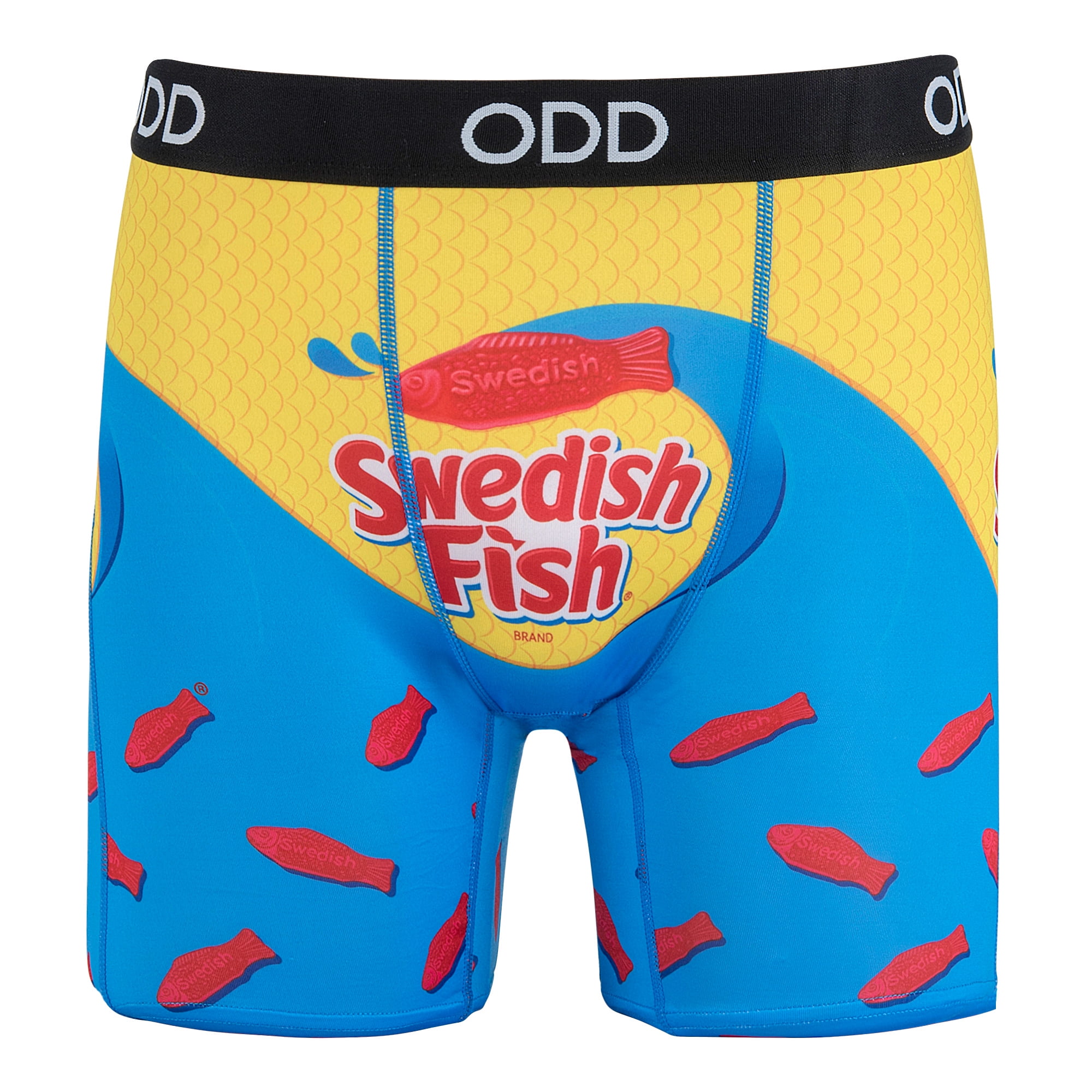 Odd Sox Men's Novelty Underwear Boxer Briefs, Swedish Fish, Funny Graphic  Prints - Medium