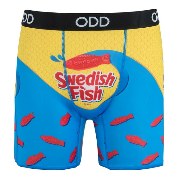 ODD SOX Men's Novelty Underwear Boxer Briefs, Swedish Fish, Funny Graphic Prints XX-Large