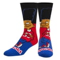 thumbnail image 1 of Odd Sox, Nickelodeon Hey Arnold Cartoon Socks, Gerald, Fun Novelty Men's Crew, Large, 1 of 2