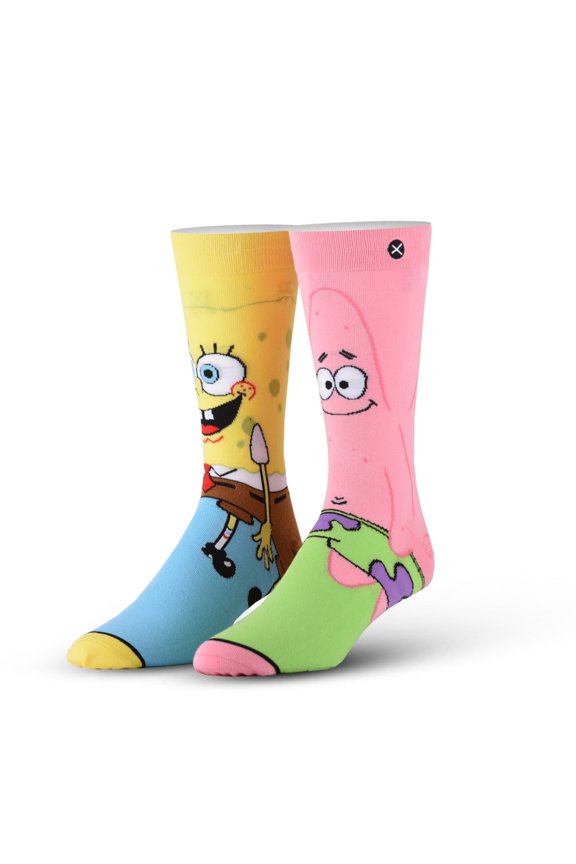 , Nickelodeon Kid's Sock, Spongebob Squarepants, Crew, Funny Cute